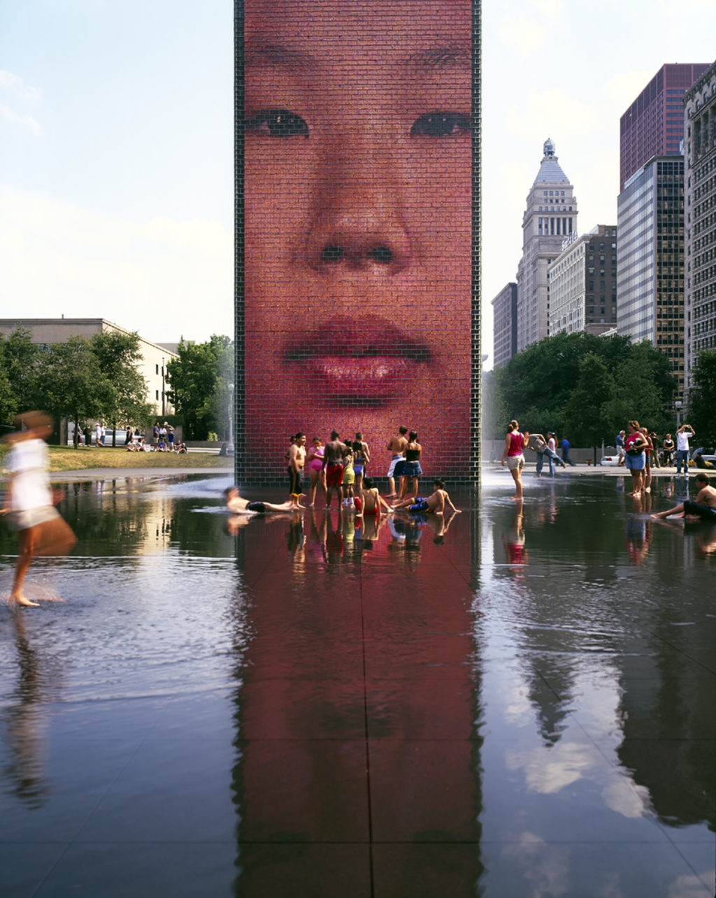 Crown Fountain at Millennium Park in Chicago, IL (City of Chicago) | W ...